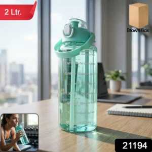 2 Litre Large Capacity Leakproof Sports Water Bottle