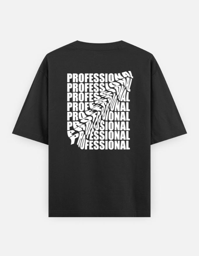 Professional Print Oversized Classic T-Shirt - Image 9