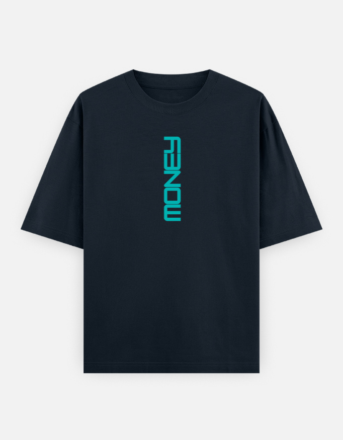 Money Print Oversized Classic T-Shirt - Image 16