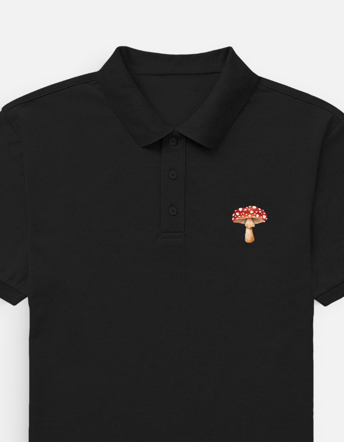 Mushroom Stitch Men's Polo - Image 2