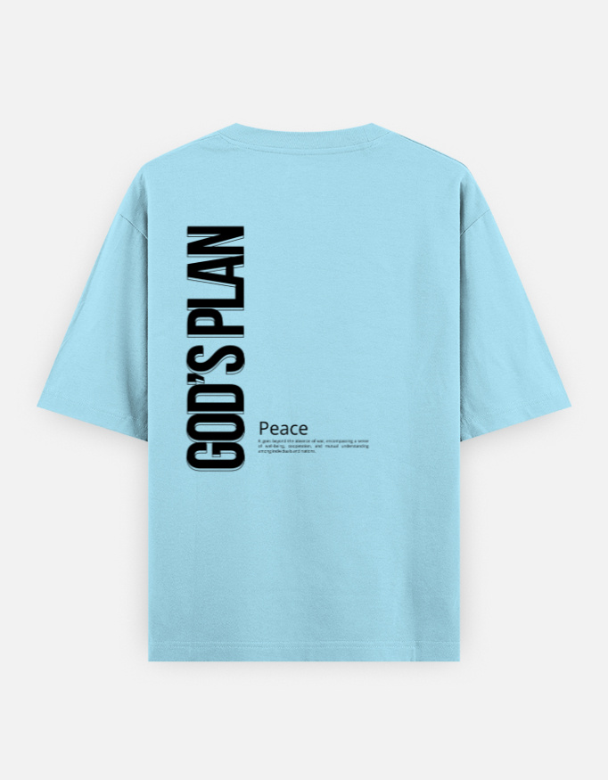 God's Plan Oversized Classic T-Shirt - Image 3