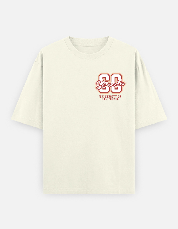 Brocelle Print Oversized Classic T-Shirt - Image 9