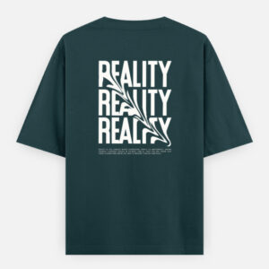 Reality Print Oversized Classic T-Shirt