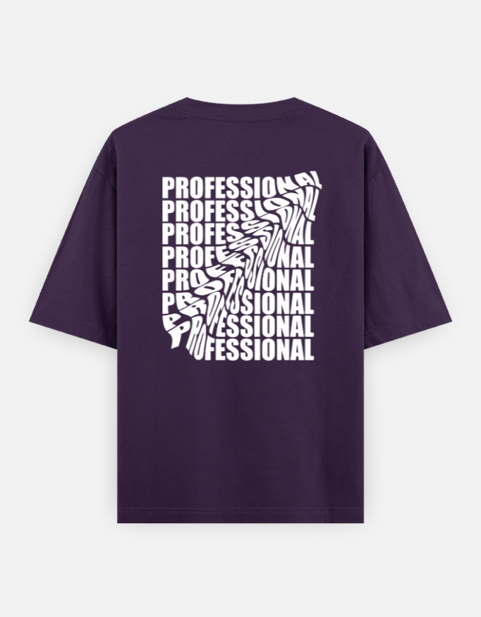 Professional Print Oversized Classic T-Shirt - Image 4
