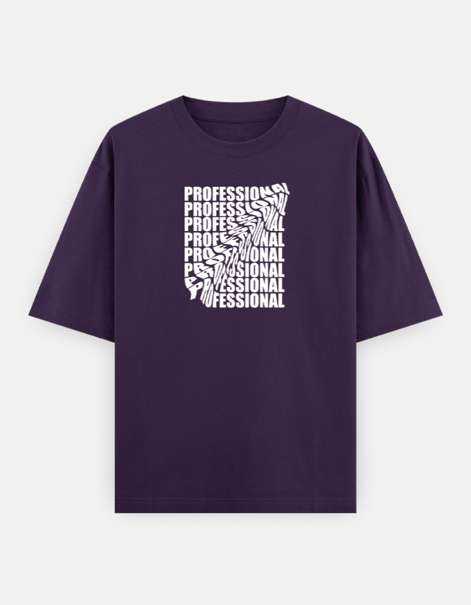Professional Print Oversized Classic T-Shirt - Image 13