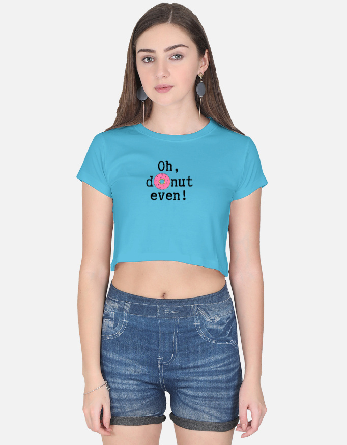 Donut Print Crop Top - Image 7