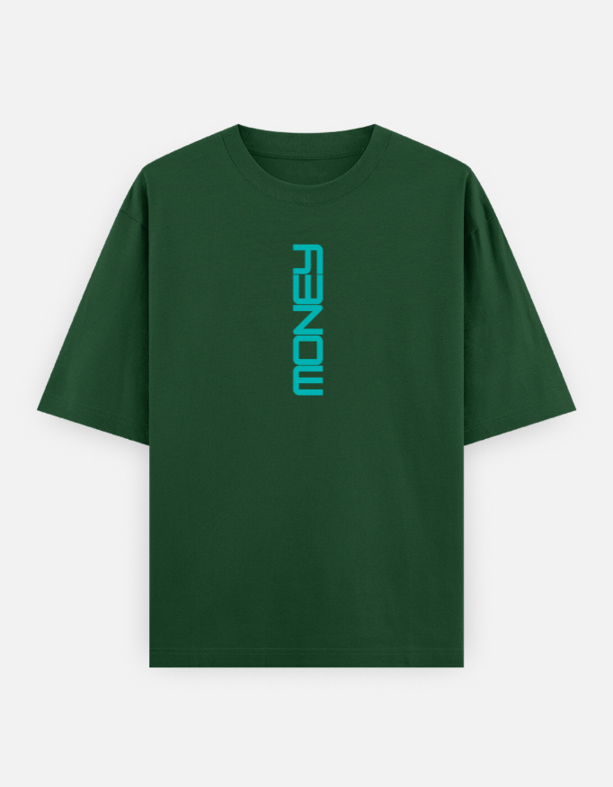 Money Print Oversized Classic T-Shirt - Image 15