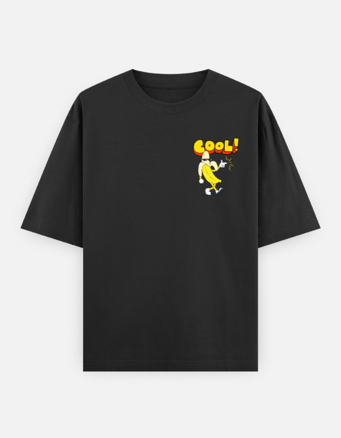 Cool Banana Oversized Classic T-Shirt - Image 3