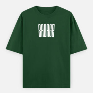 Savage Print Oversized Classic T-Shirt