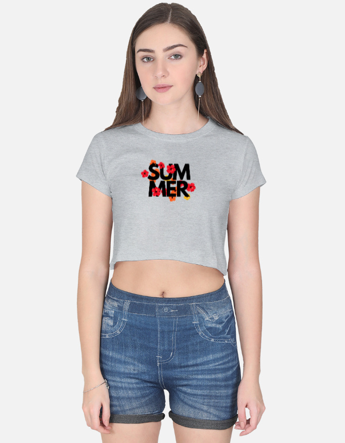 Summer Print Crop Top - Image 7