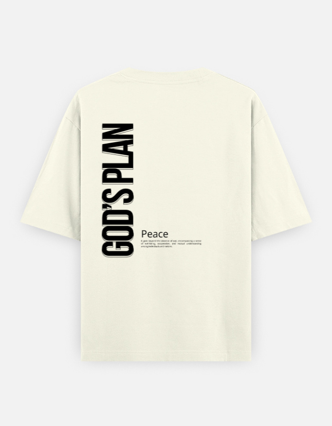 God's Plan Oversized Classic T-Shirt - Image 2