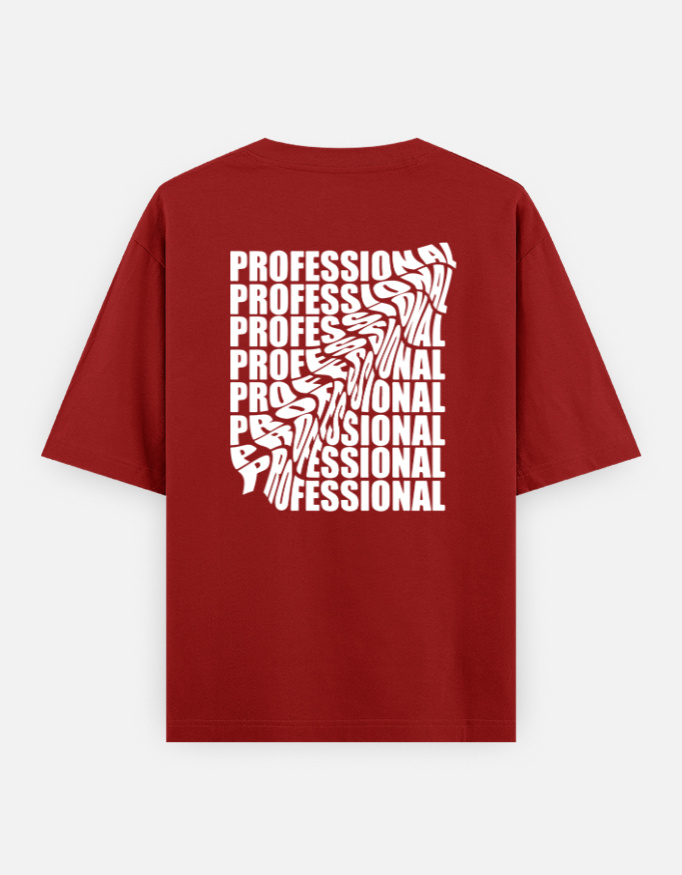 Professional Print Oversized Classic T-Shirt - Image 6