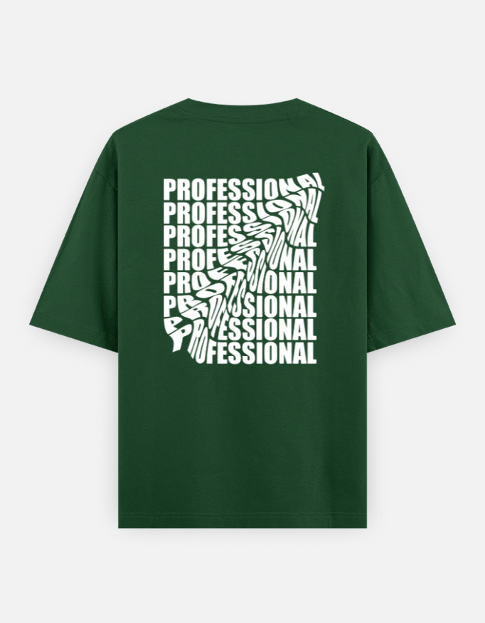 Professional Print Oversized Classic T-Shirt - Image 8