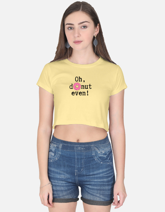 Donut Print Crop Top - Image 2