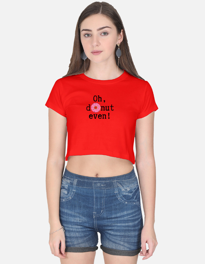 Donut Print Crop Top - Image 6