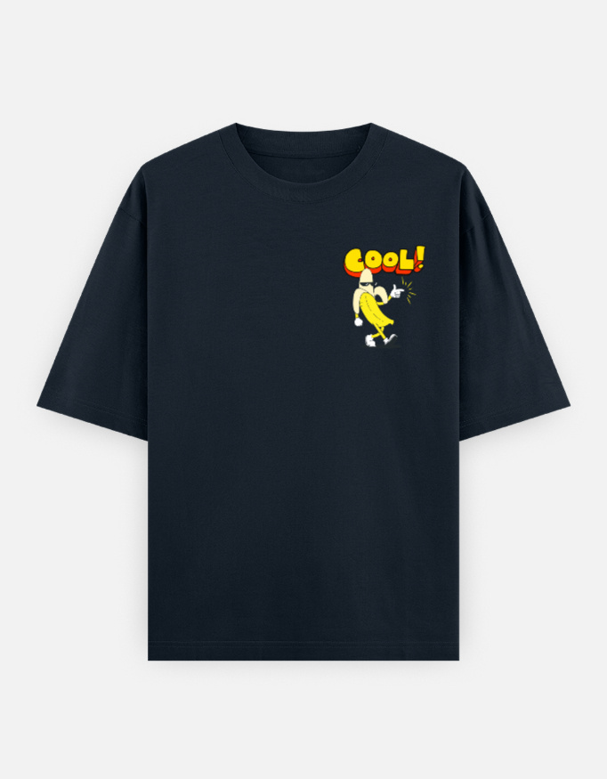 Cool Banana Oversized Classic T-Shirt - Image 4