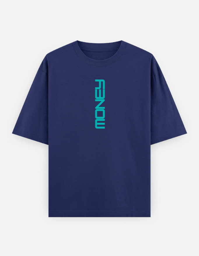 Money Print Oversized Classic T-Shirt - Image 14
