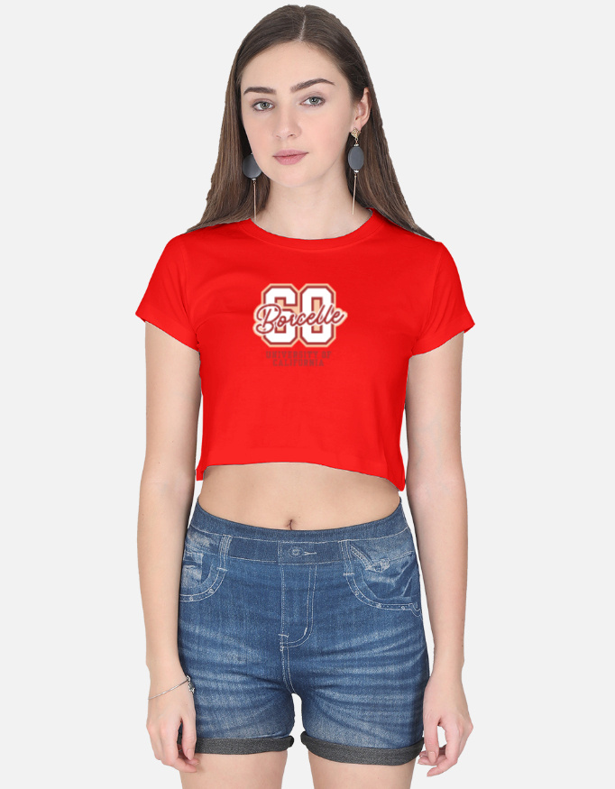 Borcelle Print Crop Top