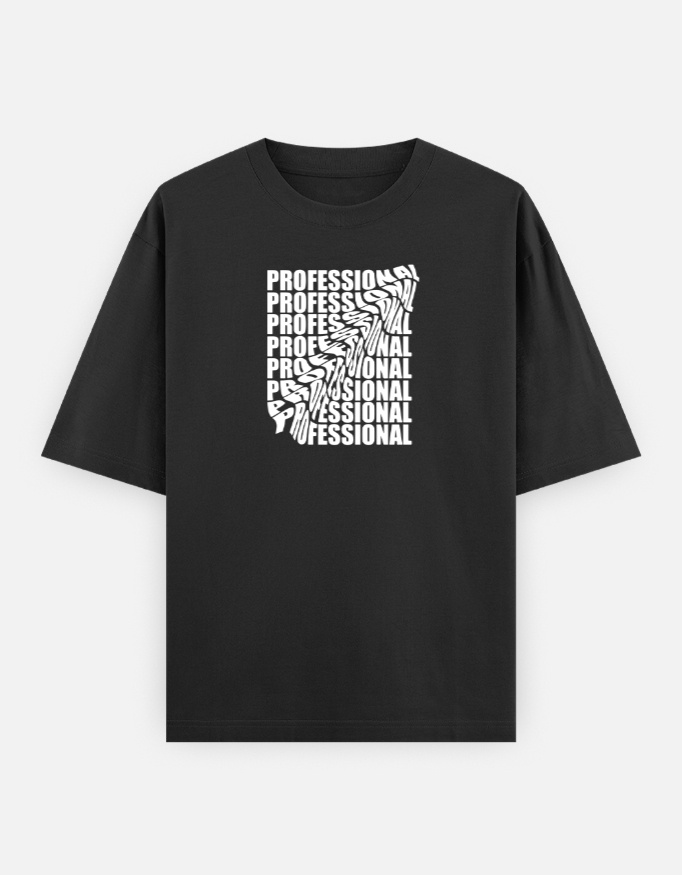 Professional Print Oversized Classic T-Shirt - Image 17