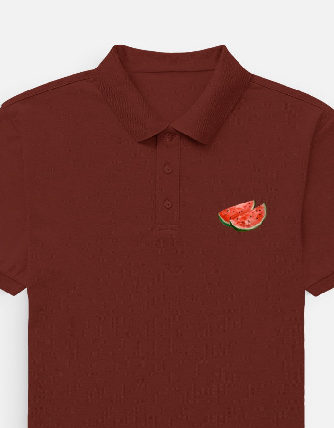 Watermelon Stitch Men's Polo - Image 10