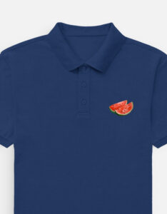Watermelon Stitch Men's Polo