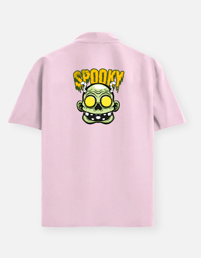 Spooky Print Oversized Shirt - Image 12