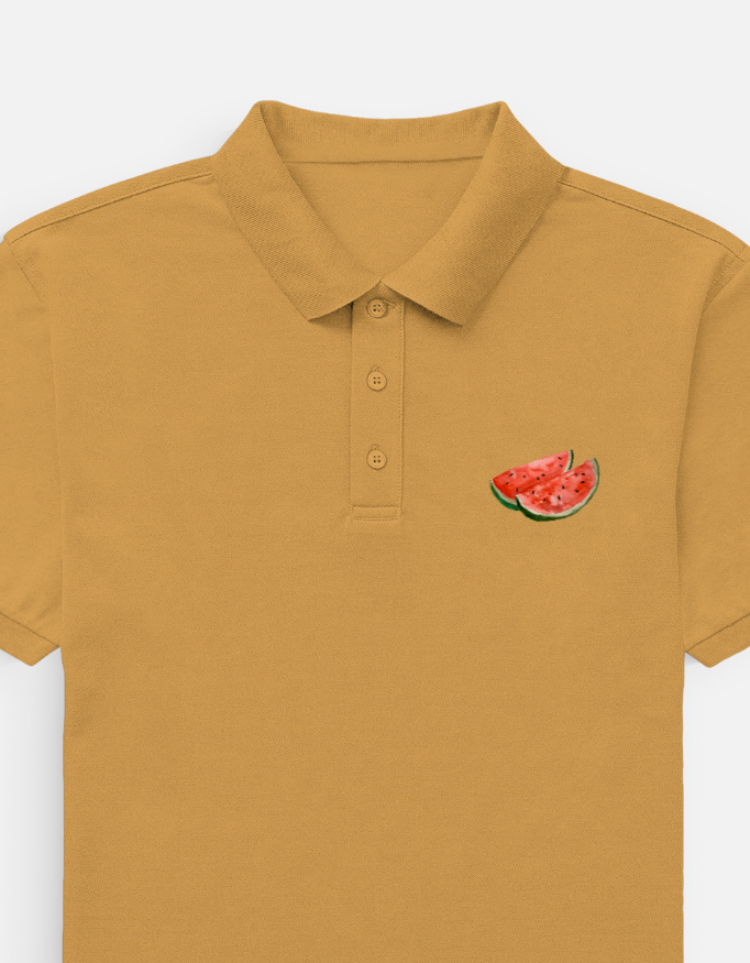Watermelon Stitch Men's Polo - Image 11