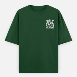 Built From Chaos Print Oversized Classic T-Shirt