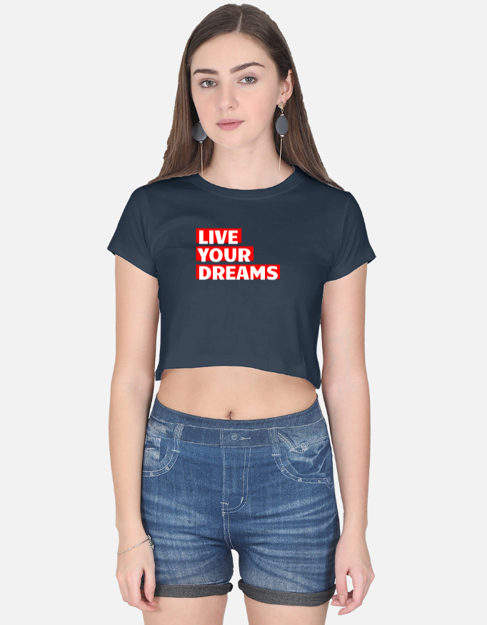 Live Your Dream Crop Top - Image 9