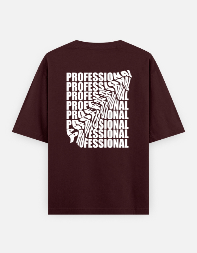 Professional Print Oversized Classic T-Shirt - Image 5