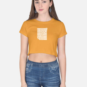 Professional Print Crop Top