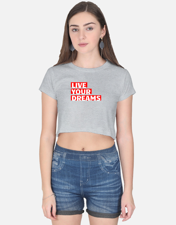 Live Your Dream Crop Top - Image 8
