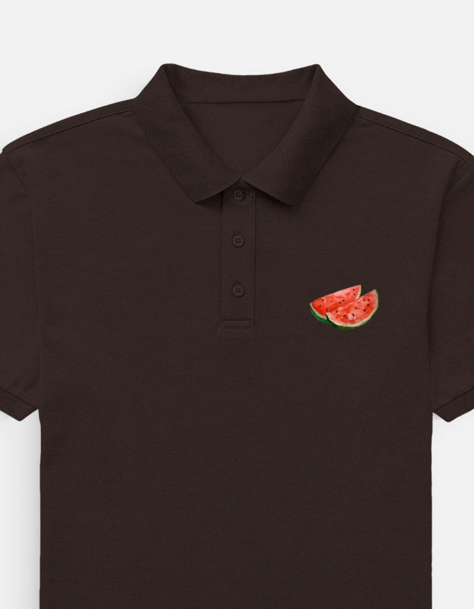 Watermelon Stitch Men's Polo - Image 8