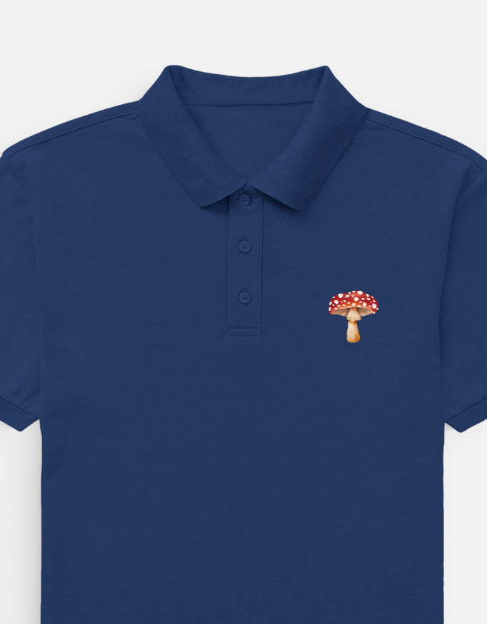 Mushroom Stitch Men's Polo - Image 4