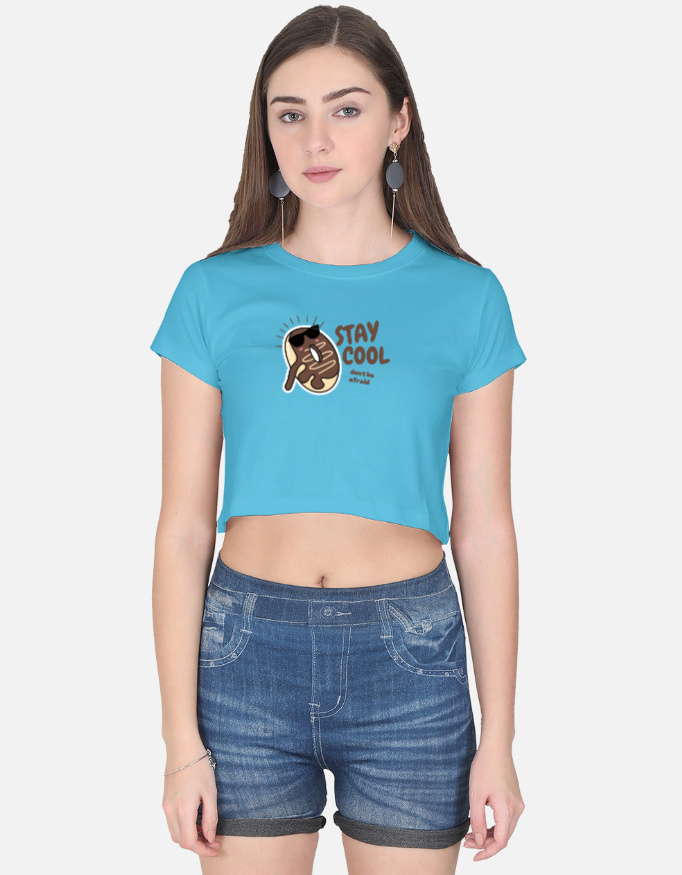Stay Cool Print Crop Top - Image 6
