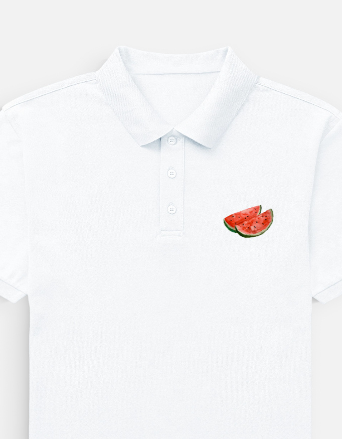 Watermelon Stitch Men's Polo - Image 2