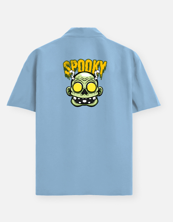 Spooky Print Oversized Shirt - Image 14