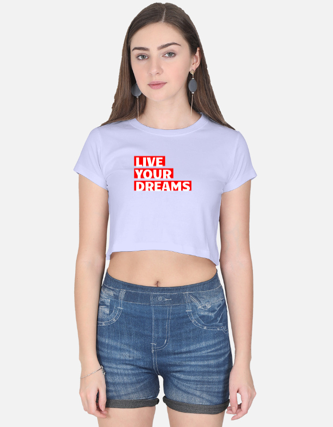 Live Your Dream Crop Top - Image 3