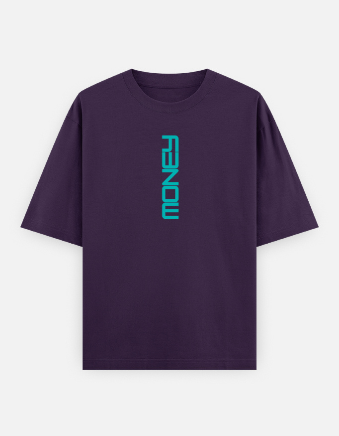 Money Print Oversized Classic T-Shirt - Image 11