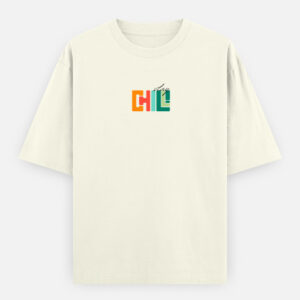 Stay Chill Print Oversized Classic T-Shirt