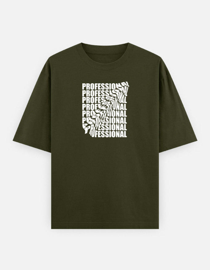 Professional Print Oversized Classic T-Shirt - Image 11