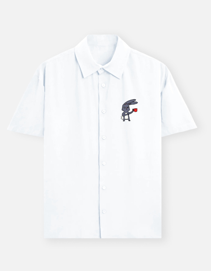 Clean Cut Half Oversized Shirt - Image 4
