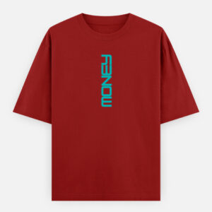 Money Print Oversized Classic T-Shirt