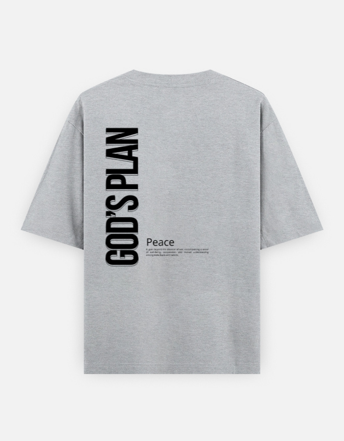 God's Plan Oversized Classic T-Shirt - Image 7