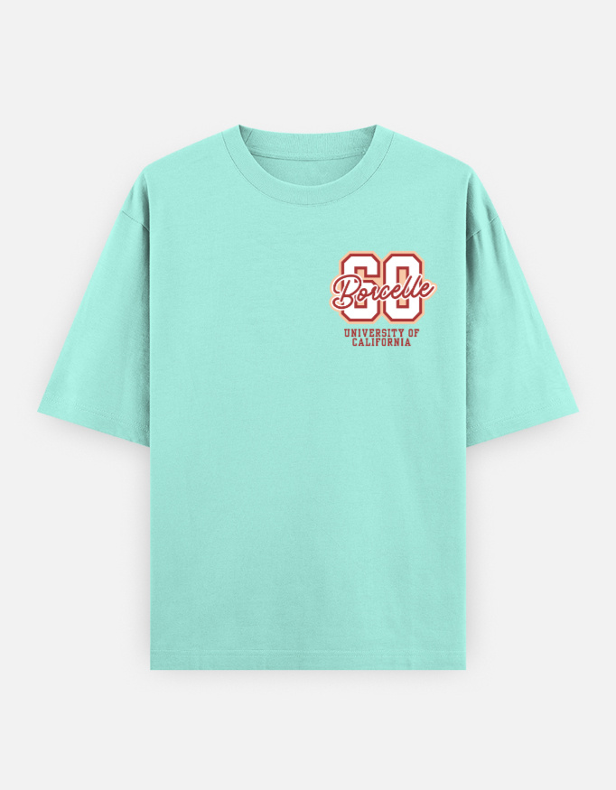Brocelle Print Oversized Classic T-Shirt - Image 11