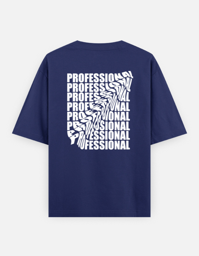 Professional Print Oversized Classic T-Shirt - Image 7