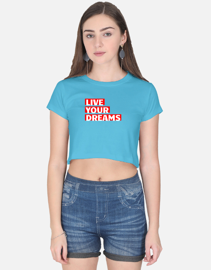 Live Your Dream Crop Top - Image 7