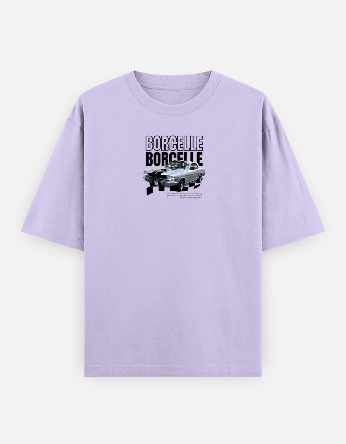 Borcelle Print Oversized Classic T-Shirt - Image 2