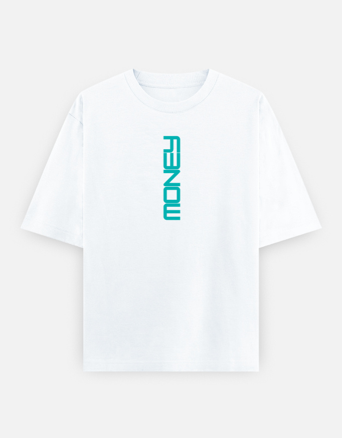 Money Print Oversized Classic T-Shirt - Image 18