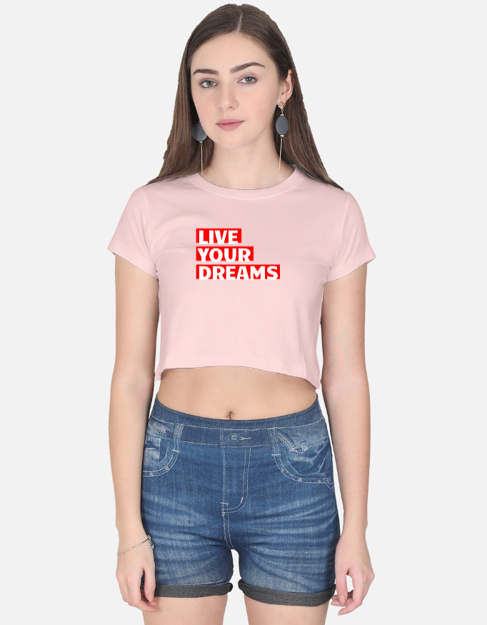 Live Your Dream Crop Top - Image 4